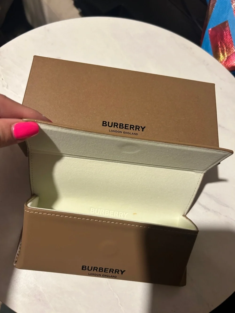 Burberry Tan/Brown Branded Accessory Box